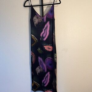 EUC WEEKDAY Geode Midi Slip Dress XS